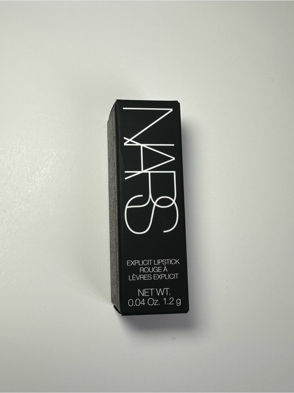 NARS Explicit Lipstick - Black Packaging